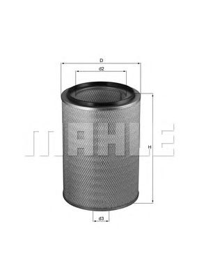 Воздушный фильтр MAHLE LX 761