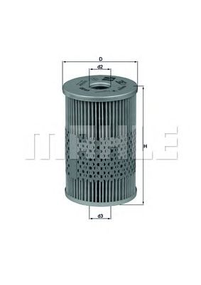 Масляный фильтр MAHLE ORIGINAL OX 43