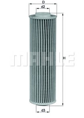 Масляный фильтр MAHLE ORIGINAL OX 183/5D