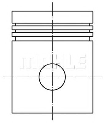 Поршень MAHLE ORIGINAL 022 27 01