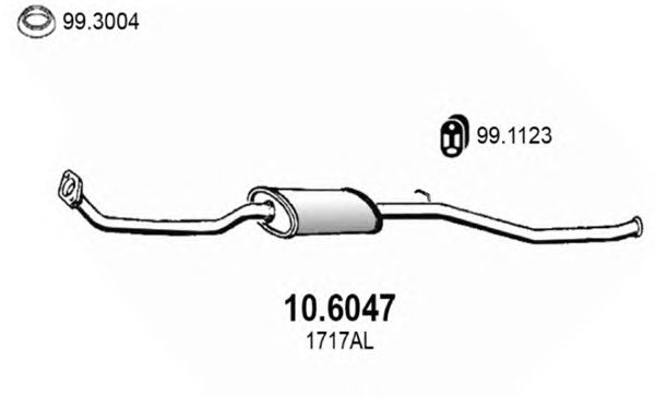 Резонатор ASSO 10.6047