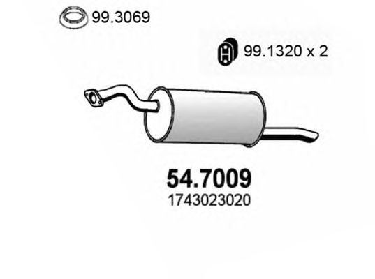 Глушник ASSO 54.7009