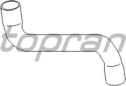 Шланг радиатора TOPRAN 109 008