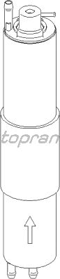 Паливний фільтр TOPRAN 500 740