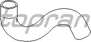 Шланг радиатора TOPRAN 721 828