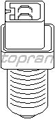 Выключатель, привод тормоза (механизм газораспределения) TOPRAN 721 893