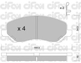 Тормозные колодки CIFAM 822-481-0