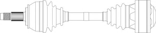 Приводной вал GENERAL RICAMBI AR3080