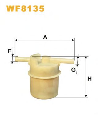 Топливный фильтр WIX FILTERS WF8135