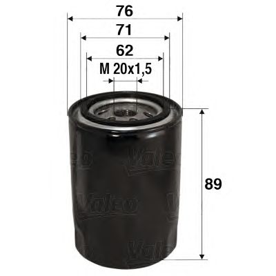 Масляный фильтр VALEO 586000