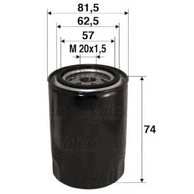Масляный фильтр VALEO 586017