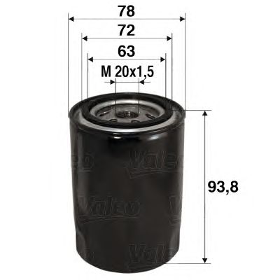 Масляный фильтр VALEO 586080