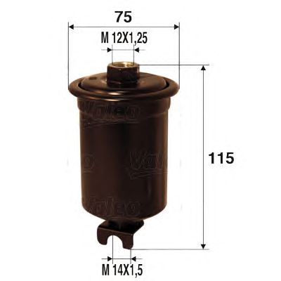 Паливний фільтр VALEO 587208