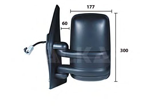 Зеркало заднего вида ALKAR 9226902