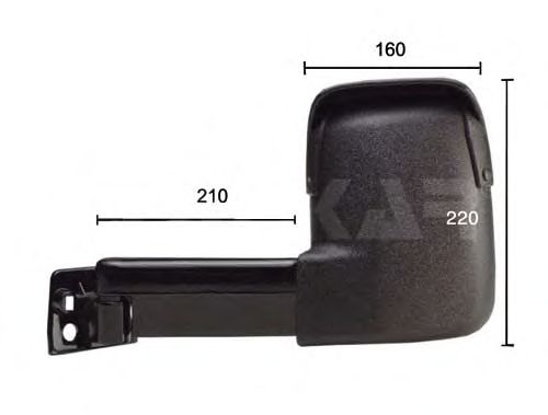 Зеркало заднего вида ALKAR 9268961