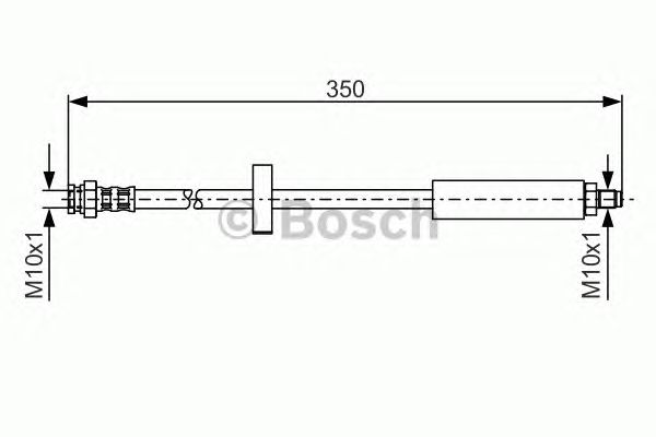 Тормозной шланг BOSCH 1 987 476 520