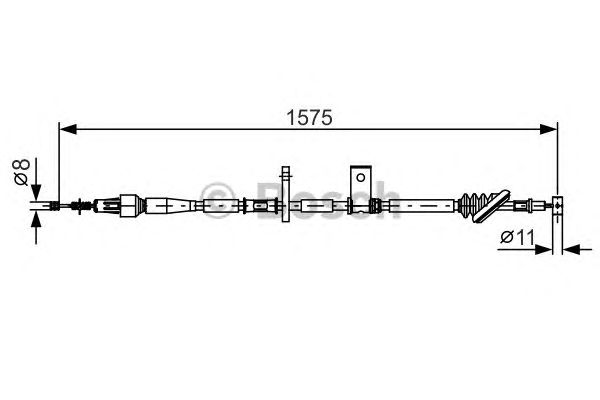Трос ручника BOSCH 1 987 482 095