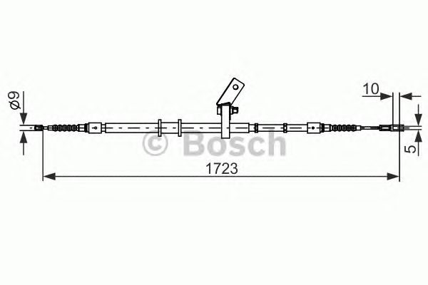 Трос ручника BOSCH 1 987 482 268