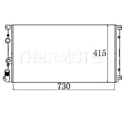 Радиатор, охлаждение двигателя THERMOTEC D7R011TT