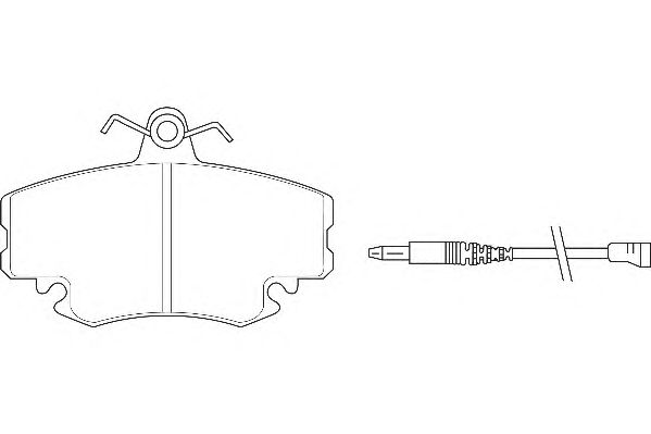 Тормозные колодки WAGNER WBP21463A