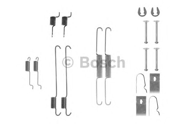 Монтажный комплект тормозных колодок BOSCH 1 987 475 290