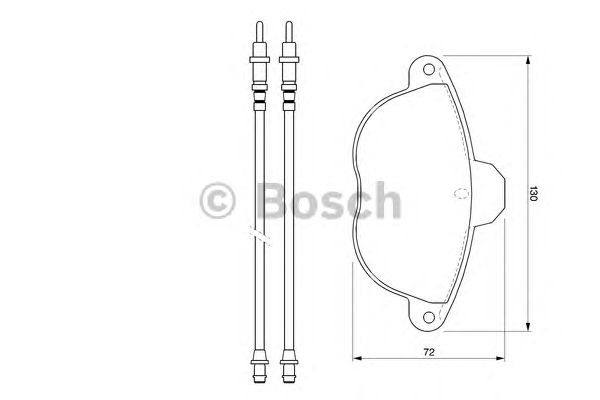 Тормозные колодки BOSCH 0 986 424 473