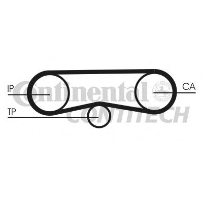 Комплект ремня ГРМ CONTITECH CT1018K1