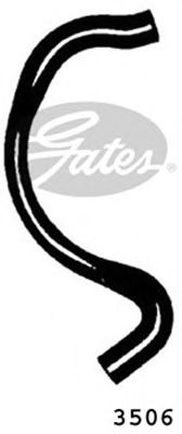 Шланг радиатора GATES 3506