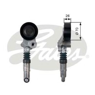Натяжной ролик поликлинового ремня GATES T39158