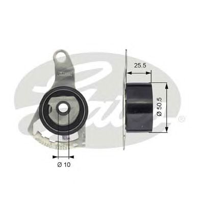 Натяжной ролик ремня ГРМ GATES T43056