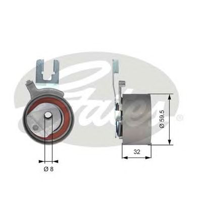 Натяжной ролик ремня ГРМ GATES T43119