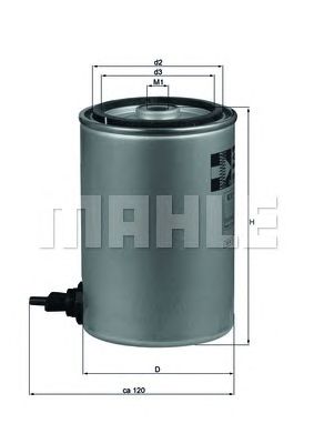 Топливный фильтр KNECHT KC 87D
