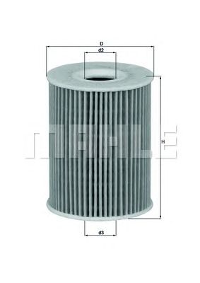 Масляный фильтр KNECHT OX 355/3D