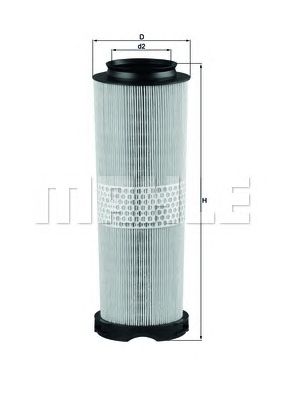 Воздушный фильтр KNECHT LX 943