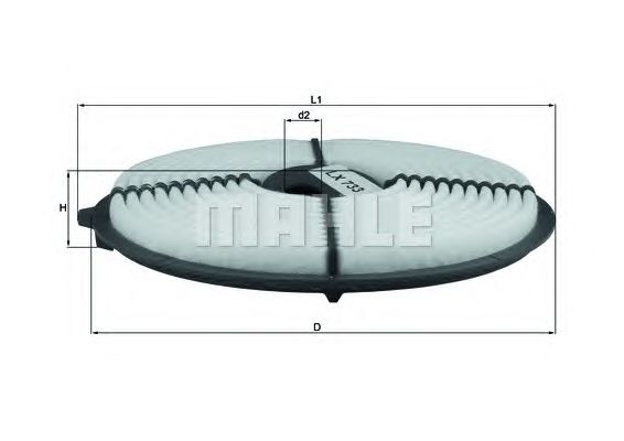 Воздушный фильтр KNECHT LX 733