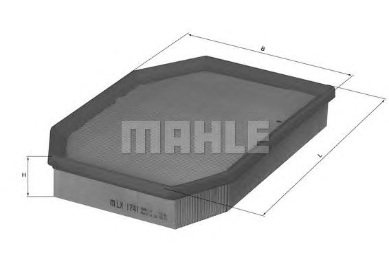 Воздушный фильтр KNECHT LX 1741