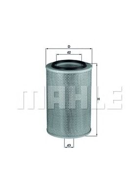Воздушный фильтр KNECHT LX 345