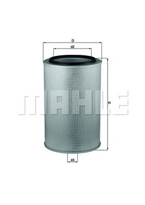 Воздушный фильтр KNECHT LX 626