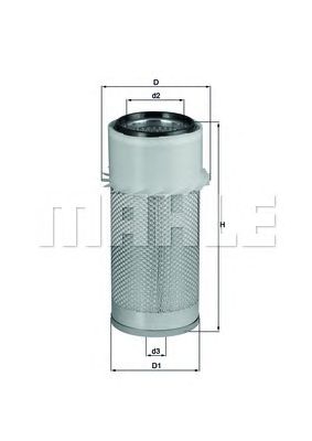 Повітряний фільтр KNECHT LX 649