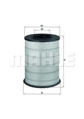 Воздушный фильтр KNECHT LX 1587
