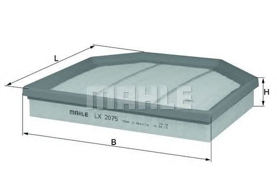Воздушный фильтр KNECHT LX 2075