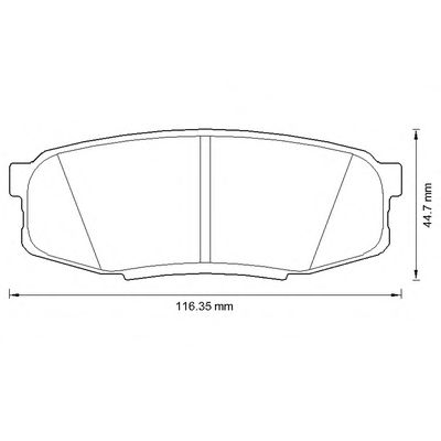 Тормозные колодки JURID 572597J