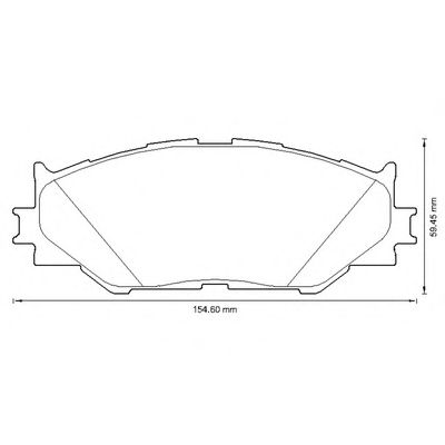 Тормозные колодки JURID 572620J