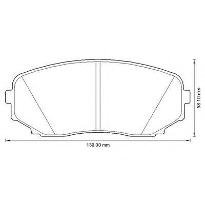 Тормозные колодки JURID 572640J