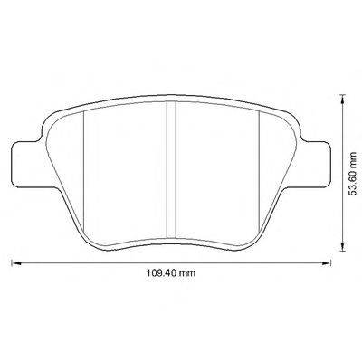 Тормозные колодки JURID 573312J
