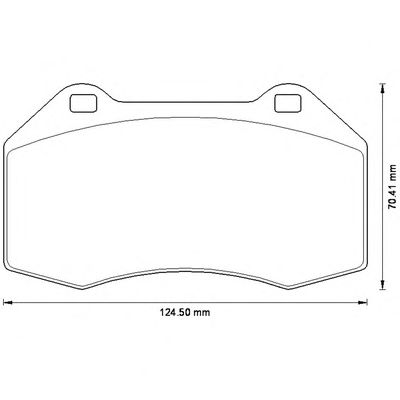 Гальмівні колодки BENDIX 573253B