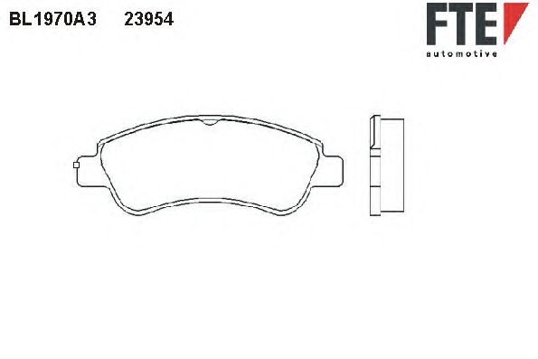 Тормозные колодки FTE BL1970A3