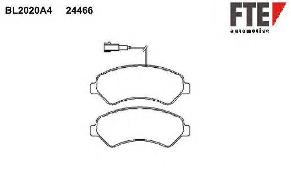 Тормозные колодки FTE BL2020A4