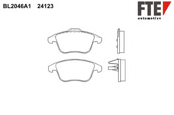 Тормозные колодки FTE BL2046A1