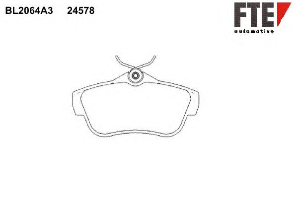 Тормозные колодки FTE BL2064A3